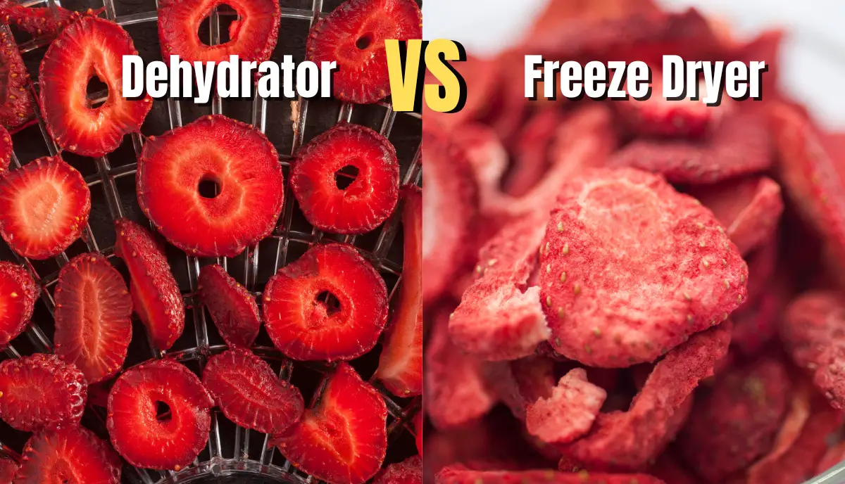 freeze dryer vs dehydrator. Are they different