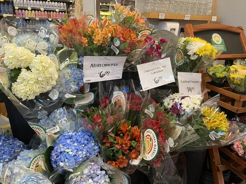 whole food flowers