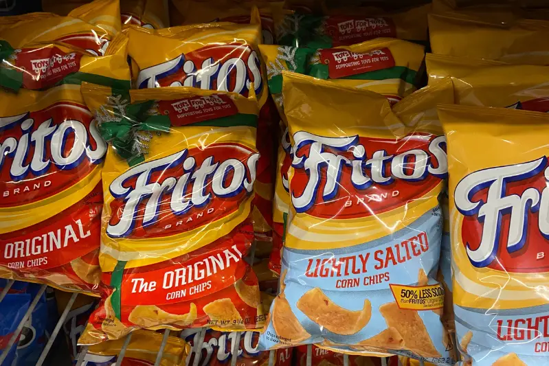 fritos chips on walmart shelf