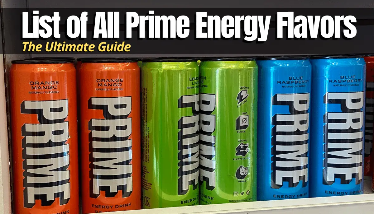 List of All Prime Energy Flavors